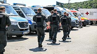 Die Polizei ist im Einsatz.