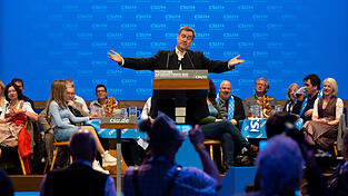 Von Ministerpräsident Markus Söder kamen neben markigen Sprüchen in diesem Jahr auch versöhnliche Töne.