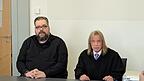 Matthias Podszus (links) und sein Anwalt Sven Markuske zeigten sich auch offen f&uuml;r einen Vergleich.