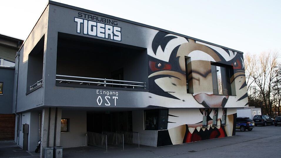 So sieht das Straubinger Eisstadion von au&szlig;en aus.