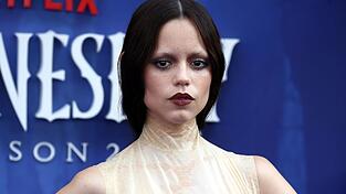Hauptdarstellerin Jenna Ortega bei der Weltpremiere von der 2. Staffel von «Wednesday» im Juli in London.