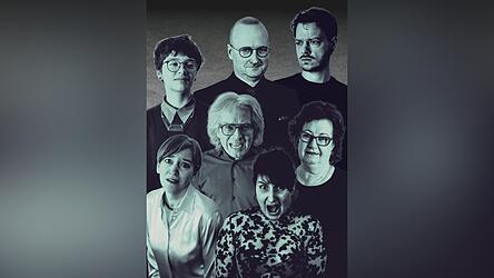 Sieben Darsteller bringen die Gruselgeschichten im Oberpaur als Live-H&ouml;rspiel auf die B&uuml;hne.