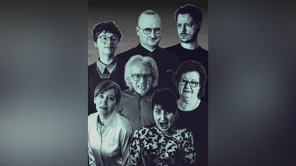 Sieben Darsteller bringen die Gruselgeschichten im Oberpaur als Live-H&ouml;rspiel auf die B&uuml;hne.