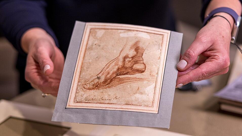 Die Zeichnung gilt als Vorbereitung f&uuml;r die Darstellung der Libyschen Sibylle an der Decke der Sixtinischen Kapelle. (Handout)