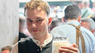 Sean Riesewell war das erste Mal auf der Wiesn.
