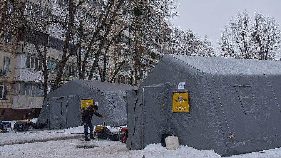 Russland greift immer wieder Energieversorgungsanlagen auch in Kiew an. (Archivbild)