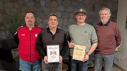 Die geehrten Mitglieder der Stocksch&uuml;tzen des TSV Kronwinkl.