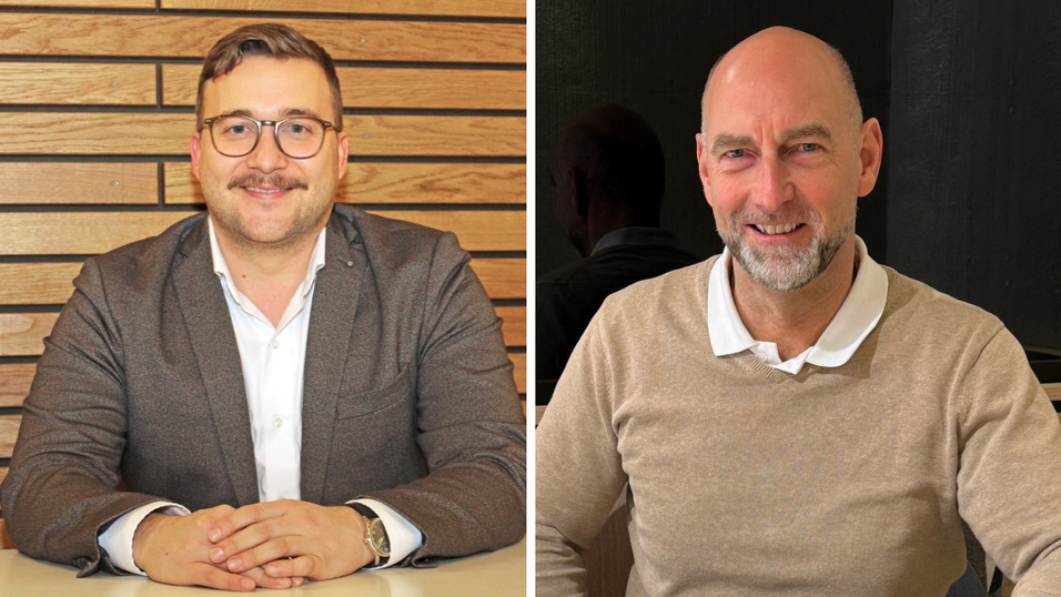 Valentin Walk (CSU) und J&uuml;rgen Ohr (BfB)