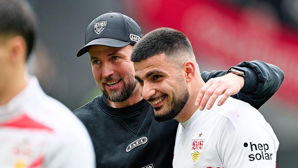 Deniz Undav (r) wird neuer Kapitän beim VfB Stuttgart. (Archivbild) Deniz Undav (r) wird neuer Kapitän beim VfB Stuttgart. (Archivbild)