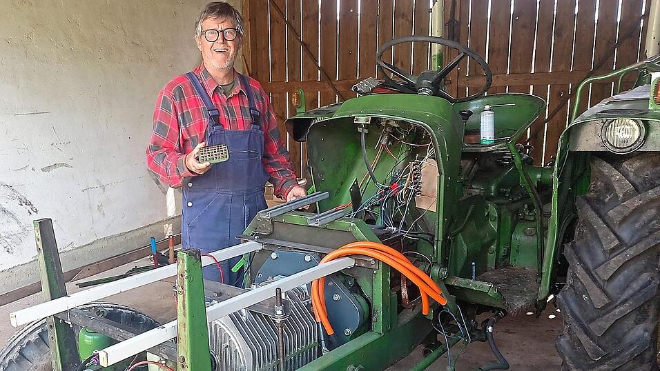 Mittlerweile hat Peter Aigner bereits den neuen Motor eingebaut.