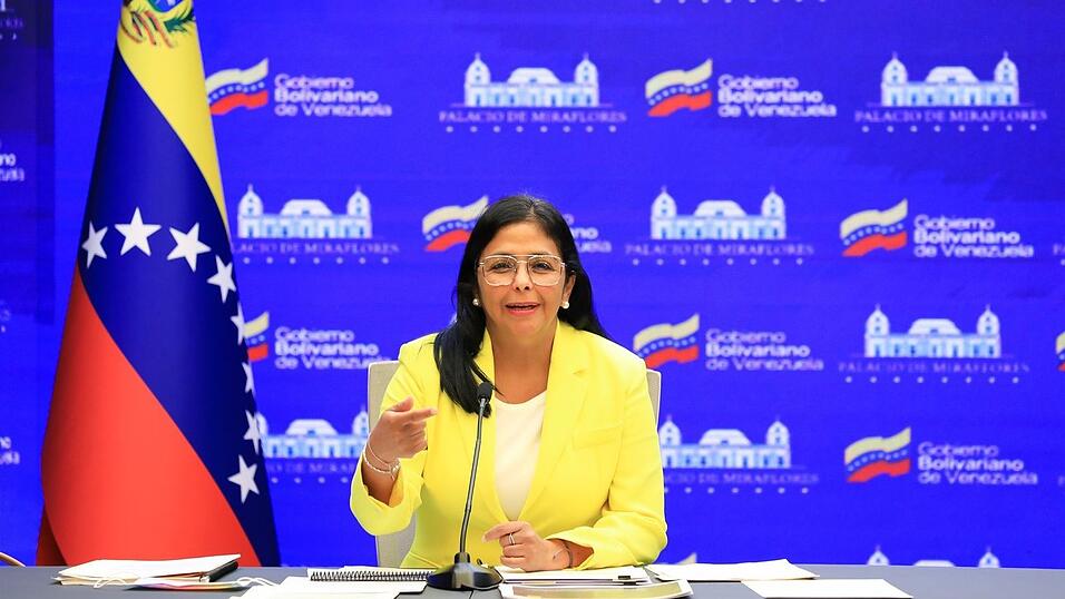 Die geschäftsführende Präsidentin Delcy Rodríguez hofft auf einen Neustart. (Archivbild) Die geschäftsführende Präsidentin Delcy Rodríguez hofft auf einen Neustart. (Archivbild)