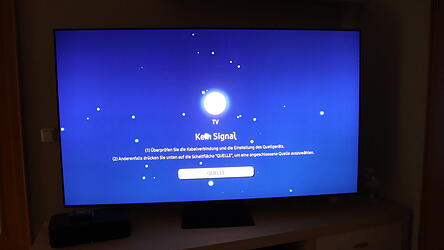 Kein TV-Signal am Sonntag - und auch am Montag war bis nachmittags noch keine Besserung in Sicht.