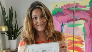 Kathi Kattinger mit ihrem CVT-Zertifikat.
