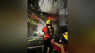 In Landshut brannte am Freitagmorgen ein Haus.