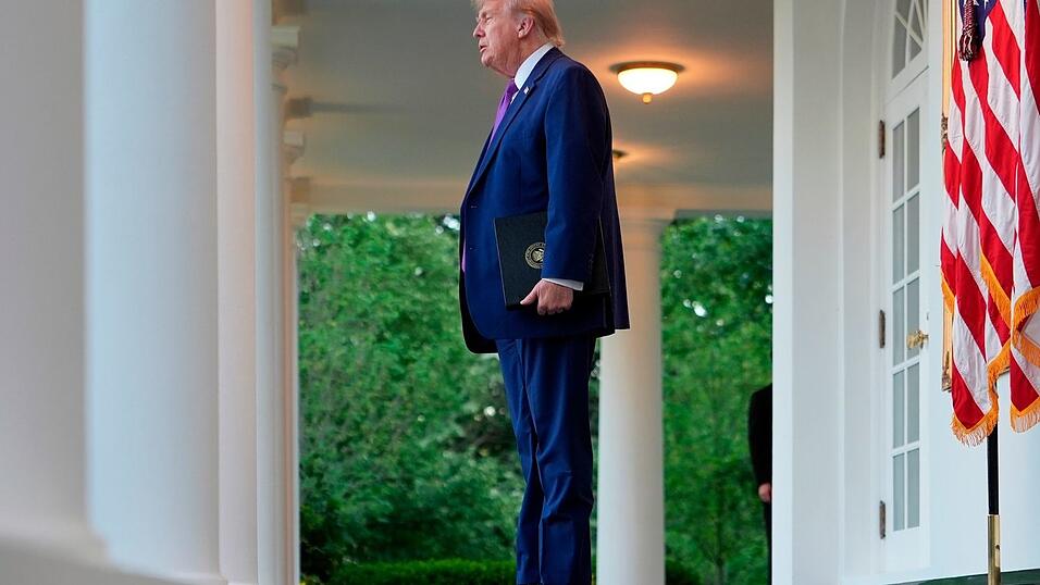 Trump hat sich mit der Justiz geeinigt und eine Klage fallengelassen (Archivbild). Trump hat sich mit der Justiz geeinigt und eine Klage fallengelassen (Archivbild).