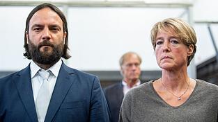 Christina Block und ihr Anwalt Ingo Bott. Christina Block und ihr Anwalt Ingo Bott.