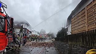 In Chamerau kam es mutmaßlich zu einer Explosion. 