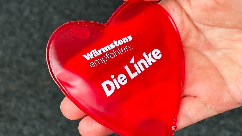 Die Linke macht Wahlkampf - und empfiehlt sich selbst. (Archivbild)
