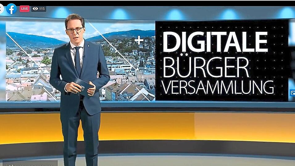 Zog Bilanz und gab einen Ausblick: Oberbürgermeister Dr. Christian Moser. Zog Bilanz und gab einen Ausblick: Oberbürgermeister Dr. Christian Moser.