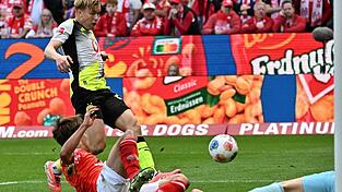 Daniel Svensson (l) erzielte das 1:0 für Borussia Dortmund gegen den FSV Mainz 05.