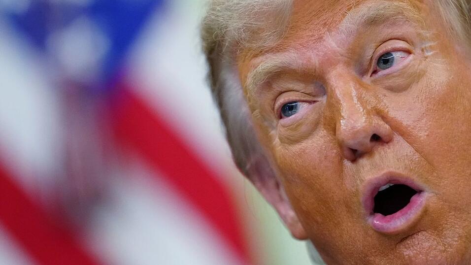 US-Präsident Trump droht damit, den Iran «in Grund und Boden zu bomben». (Archivbild) US-Präsident Trump droht damit, den Iran «in Grund und Boden zu bomben». (Archivbild)
