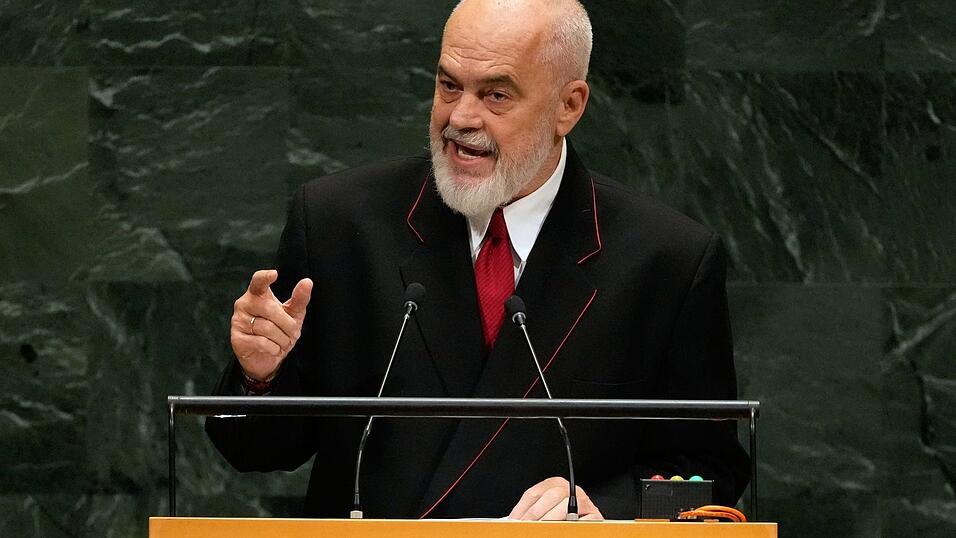 Hinter den Protesten gegen seine Regierung es sieht Albaniens Ministerpräsident Edi Rama Feinde der EU. (Archivbild) Hinter den Protesten gegen seine Regierung es sieht Albaniens Ministerpräsident Edi Rama Feinde der EU. (Archivbild)