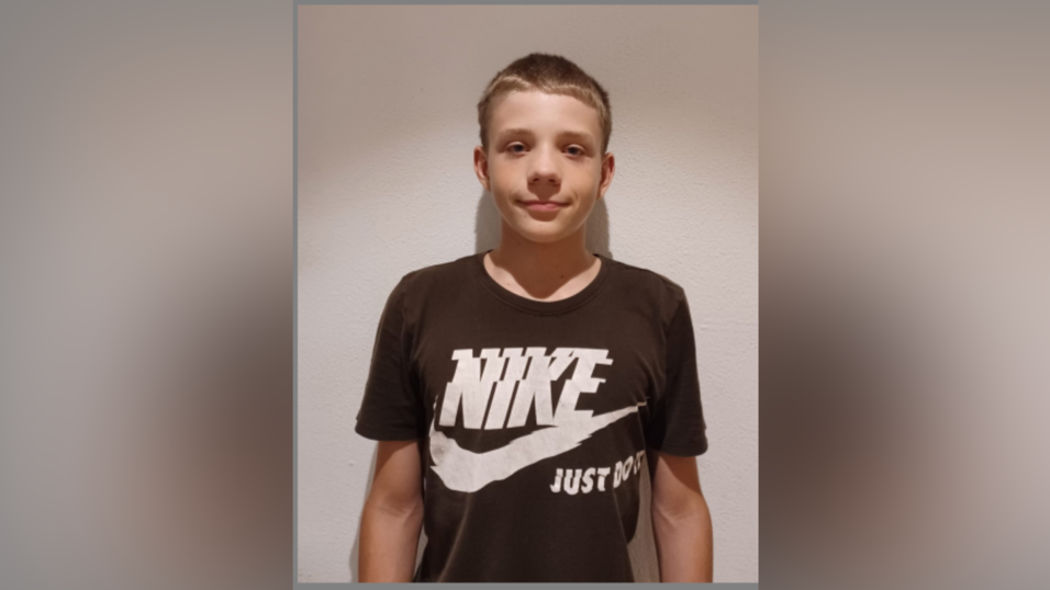 Der 13-jährige Sean Gabriel Diers. Der 13-jährige Sean Gabriel Diers.