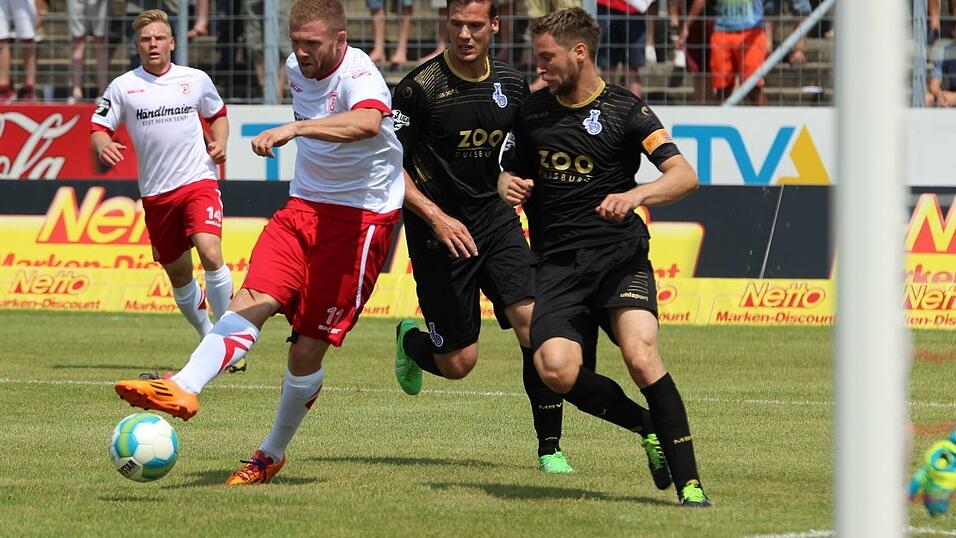 3:1 gewann der SSV Jahn Regensburg zum Saisonauftakt gegen den MSV Duisburg. (Foto: Fabian Ro&szlig;mann)