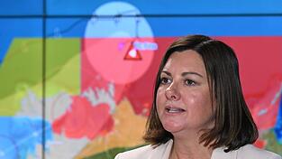 Australiens Katastrophenschutzministerin Kristy McBain warnte vor der zerstörerisch Kraft von Zyklon «Fina».