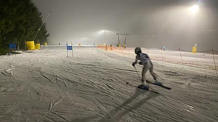 Perfekte Pistenbedingungen gab es auch beim Nachtrennen am Predigtstuhl.