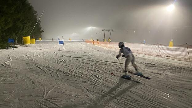 Perfekte Pistenbedingungen gab es auch beim Nachtrennen am Predigtstuhl.