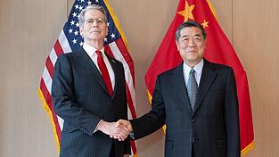 US-Finanzminister Bessent und Chinas Vize-Premier He hatten schon in der Vergangenheit zu Handelsfragen gesprochen.