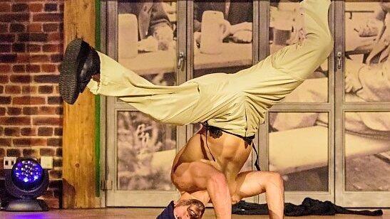 Showact: Breakdance-Weltmeister Phillip Meyer.