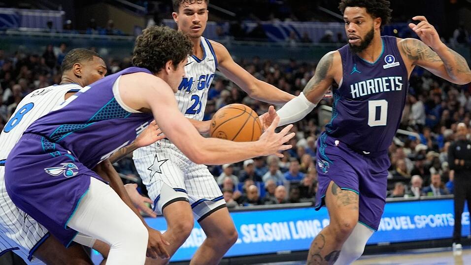 Tristan da Silva und die Orlando Magic hatten gegen die Charlotte Hornets das Nachsehen.