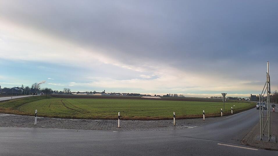Das Areal f&uuml;r die neuen Geb&auml;ude des THW befindet sich am Kreisel zwischen den Staatsstra&szlig;en in Richtung Stauffendorf und Rettenbach.