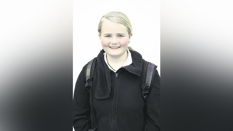 Sina Schötz, 12 Jahre, aus Irlbach. Sina Schötz, 12 Jahre, aus Irlbach.