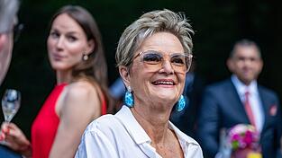 Gloria von Thurn und Taxis bei der abgebrochenen Eröffnung der Schlossfestspiele am Freitag. Gloria von Thurn und Taxis bei der abgebrochenen Eröffnung der Schlossfestspiele am Freitag.