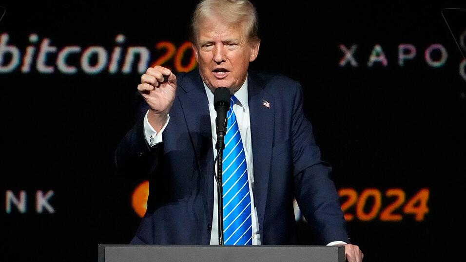 Der Bitcoin hat seit der Wahl von Trump im November um fast 60 Prozent zugelegt. Der Bitcoin hat seit der Wahl von Trump im November um fast 60 Prozent zugelegt.