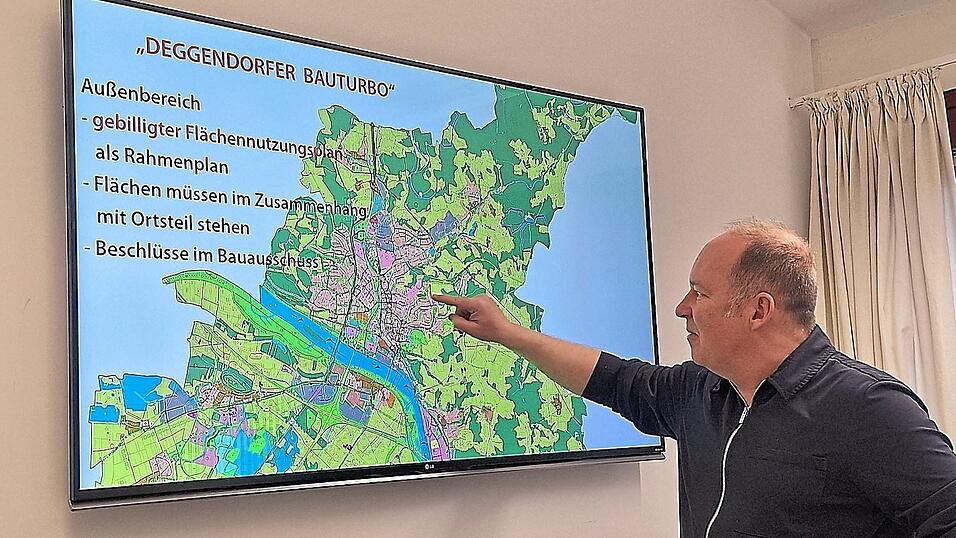 Hier soll der „Bauturbo“ im Außenbereich der Stadt greifen. Hier soll der „Bauturbo“ im Außenbereich der Stadt greifen.