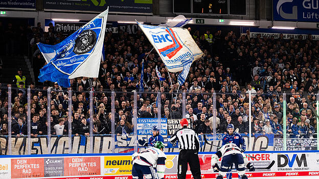 Fans von den Straubing Tigers whrend des Spiels zwischen den Straubing Tigers und den Eisbren Berlin am 02.04.2026 in Straubing, Deutschland. (Foto von Bruno Dietrich / City-Press GmbH Bildagentur) Fans von den Straubing Tigers whrend des Spiels zwischen den Straubing Tigers und den Eisbren Berlin am 02.04.2026 in Straubing, Deutschland. (Foto von Bruno Dietrich / City-Press GmbH Bildagentur)