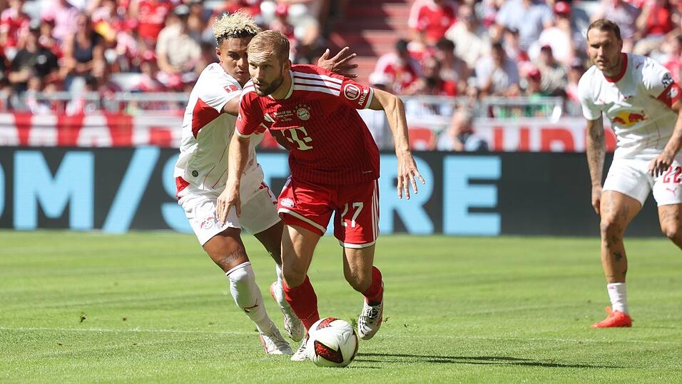 Früh verletzt raus: Bayern-Profi Konrad Laimer. Früh verletzt raus: Bayern-Profi Konrad Laimer.