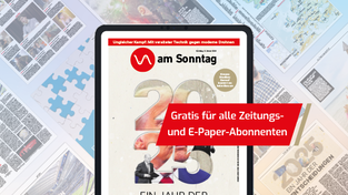 Ein neues Angebot unserer Mediengruppe: Das E-Paper am Sonntag. 