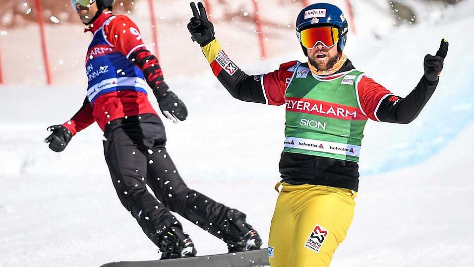 Jubel im Ziel: Martin Nörl feiert den dritten Saisonsieg und den Erfolg im Gesamtweltcup. Jubel im Ziel: Martin Nörl feiert den dritten Saisonsieg und den Erfolg im Gesamtweltcup.