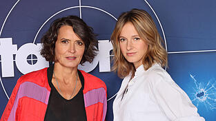 Das Ludwigshafener 'Tatort'-Duo: Ulrike Folkerts (links) als Lena Odenthal und Lisa Bitter als Johanna Stern Das Ludwigshafener 'Tatort'-Duo: Ulrike Folkerts (links) als Lena Odenthal und Lisa Bitter als Johanna Stern