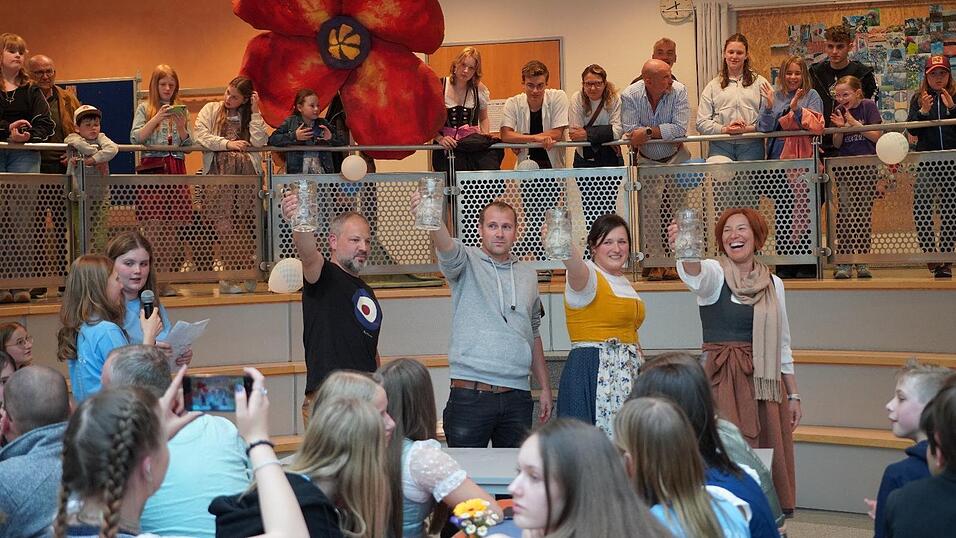 Das Finale im Masskrugstemmen war der umjubelte H&ouml;hepunkt des Nachmittags.