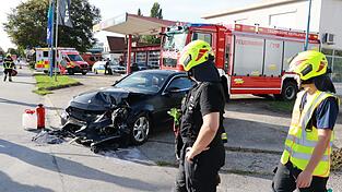 Der Unfall ereignete sich auf Höhe der Werkstatt in der Harburger Straße. Der Unfall ereignete sich auf Höhe der Werkstatt in der Harburger Straße.