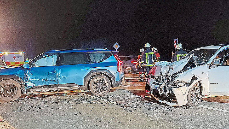 Weil ein Autofahrer den anderen übersah, kam es zum Zusammenstoß.