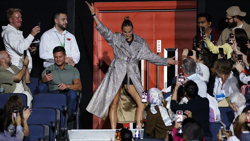 Liebt den gro&szlig;en Auftritt: Aryna Sabalenka