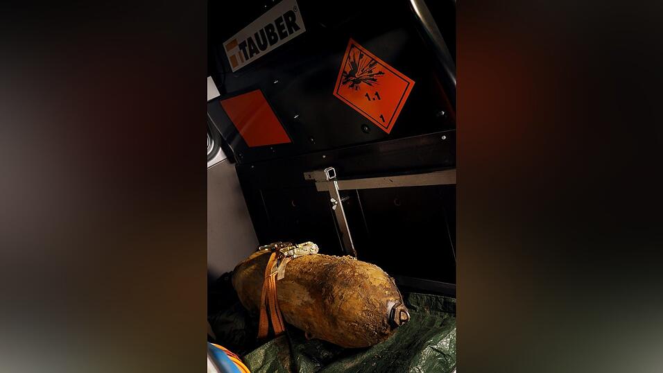 Bombe am 17.5.18 in Straubing. Die Entsch&auml;rfung erfolgte noch in der Nacht.