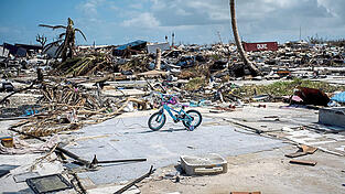 Hurrikan 'Dorian' verursachte im September auf den Bahamas verheerende Sch&auml;den.